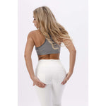 High Waist White Denim Jeans