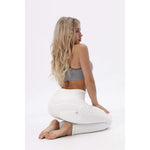 High Waist White Denim Jeans