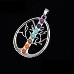 7 Chakra  Men Women  Pendant  Necklace