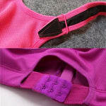 Women Chest Open Zipper Sporting Bra
