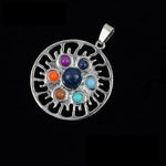 7 Chakra  Men Women  Pendant  Necklace