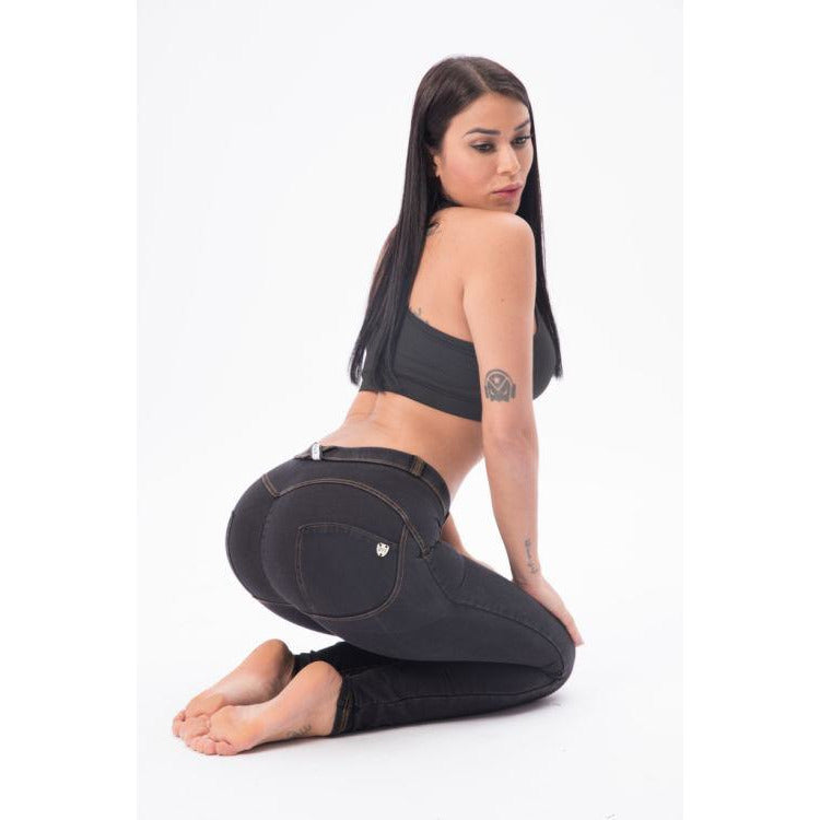 Black/Grey Denim Lifts & Supports