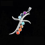 7 Chakra  Men Women  Pendant  Necklace