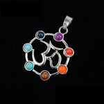 7 Chakra  Men Women  Pendant  Necklace