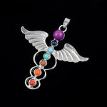 7 Chakra  Men Women  Pendant  Necklace