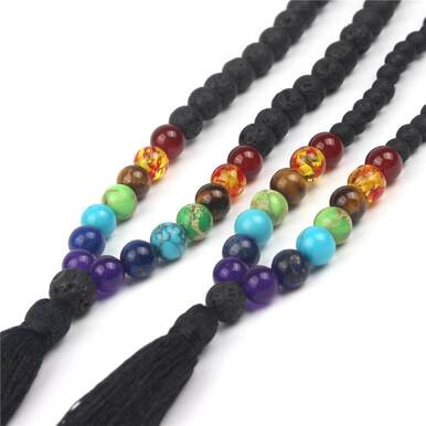 7 Chakra Men Women Beads Natural Stones Bracelets