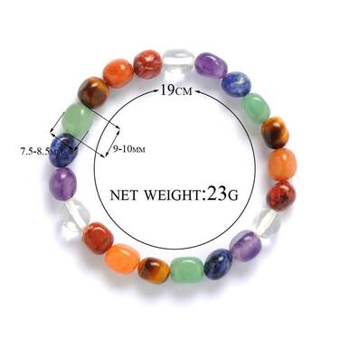 7 Chakra Natural Beads Men Women Bracelets