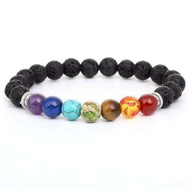 7 Chakra Healing Balance Beads Men Women Yoga Bracelet