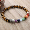 7 Chakra Women Natural Stone Bracelet