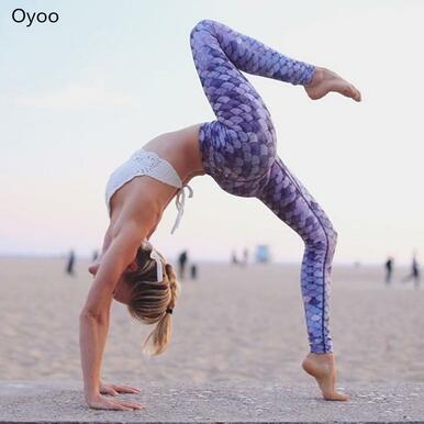 Mermaid Yoga Pants Dreaming Gym Sport Leggings Hiney Trainer™