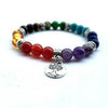 7 Chakra Stone Bracelets For Men Women