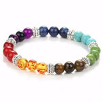 Men Women Bracelets Lava 7 Chakra
