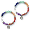 7 Chakra Natural Stones Beads Women Bracelets