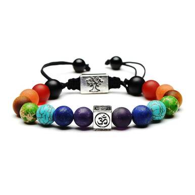 7 Chakra Tree Of Life Women Men Yoga Bracelets