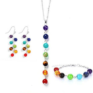 7 Chakra Healing Balance Beads Necklaces for Women