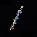 7 Chakra  Men Women  Pendant  Necklace