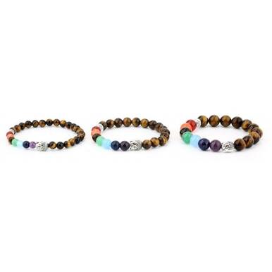 7 Chakra Women Natural Stone Bracelet