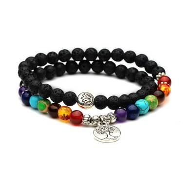 7 Chakra Healing Balance Women Bracelet