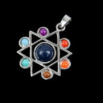 7 Chakra  Men Women  Pendant  Necklace