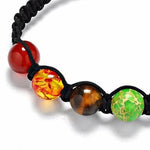 7 Chakra Women Men Healing Balance Bracelet