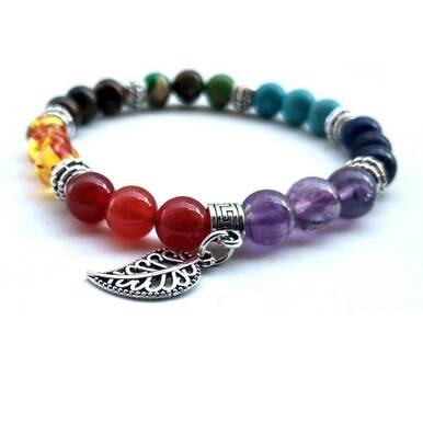 7 Chakra Stone Bracelets For Men Women