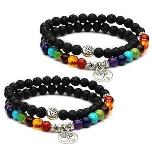 7 Chakra Healing Balance Women Bracelet