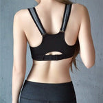 Women Chest Open Zipper Sporting Bra