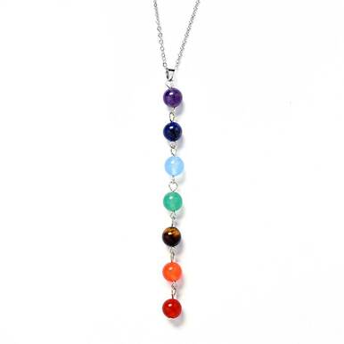 7 Chakra Healing Balance Beads Necklaces for Women