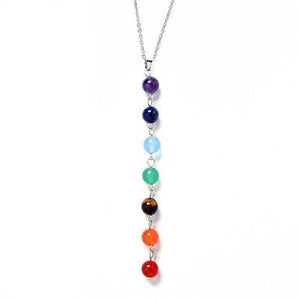 7 Chakra Healing Balance Beads Necklaces for Women