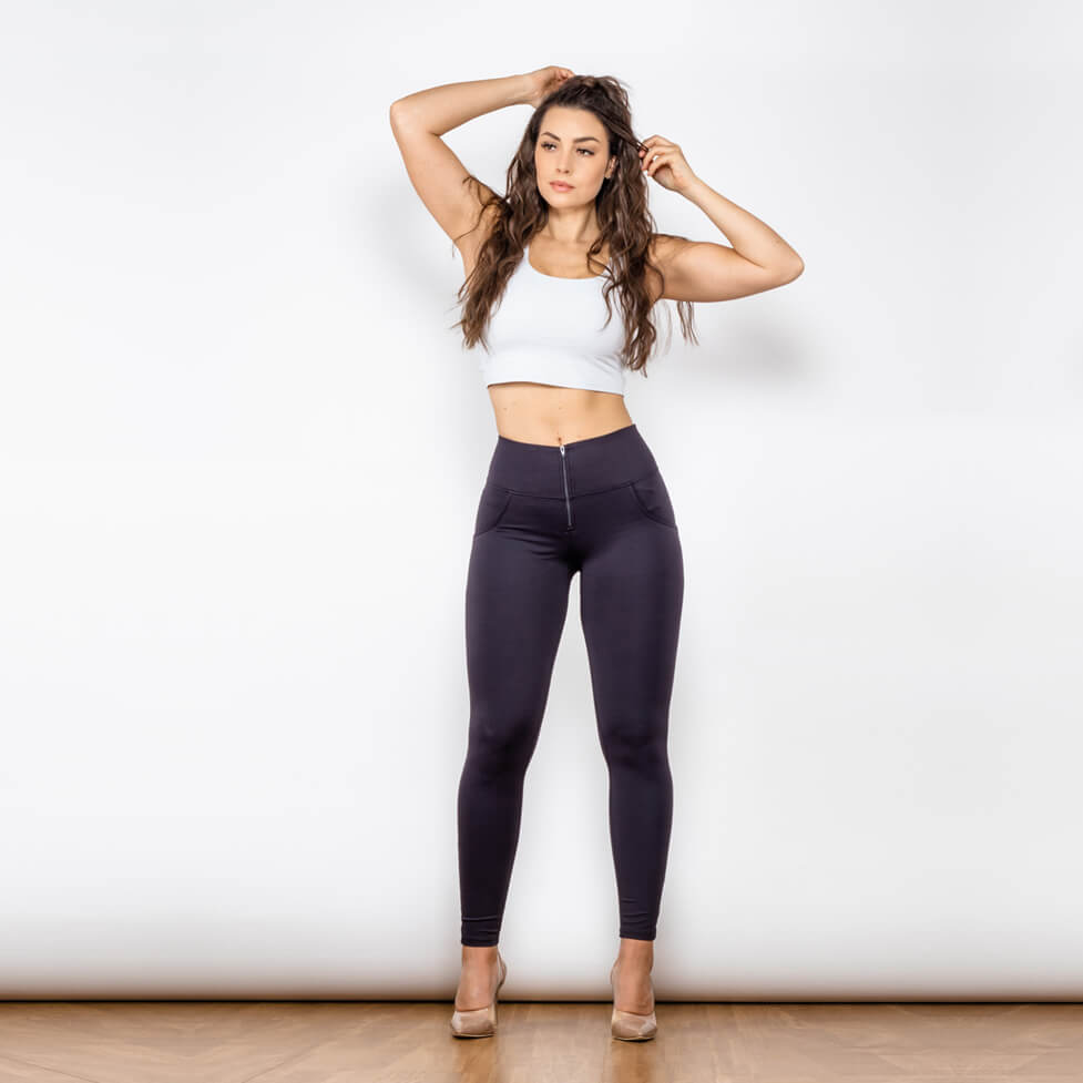 Black Lulu High Waist Leggings Lift & Support