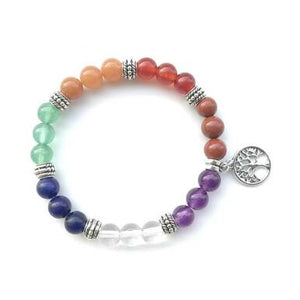 7 Chakra Natural Stones Beads Women Bracelets