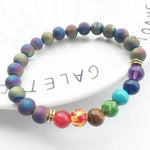 7 Chakra Healing Balance Men Women Bracelet 1