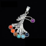 7 Chakra  Men Women  Pendant  Necklace