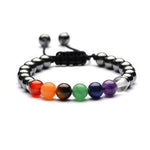 7 chakra Men Women Natural Stones Bracelets