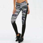 Camo Patchwork Yoga/ Workout Leggings