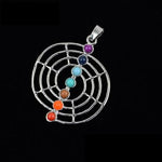 7 Chakra  Men Women  Pendant  Necklace