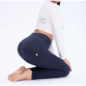 Dark Blue Cotton Pants Lift & Support