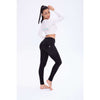 Black Cotton Pants Lift & Support