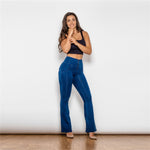 Dark Blue High Waisted Flare Denim Lift & Support