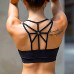 Cross Back Wire FREE Removable Padded Sport Bra